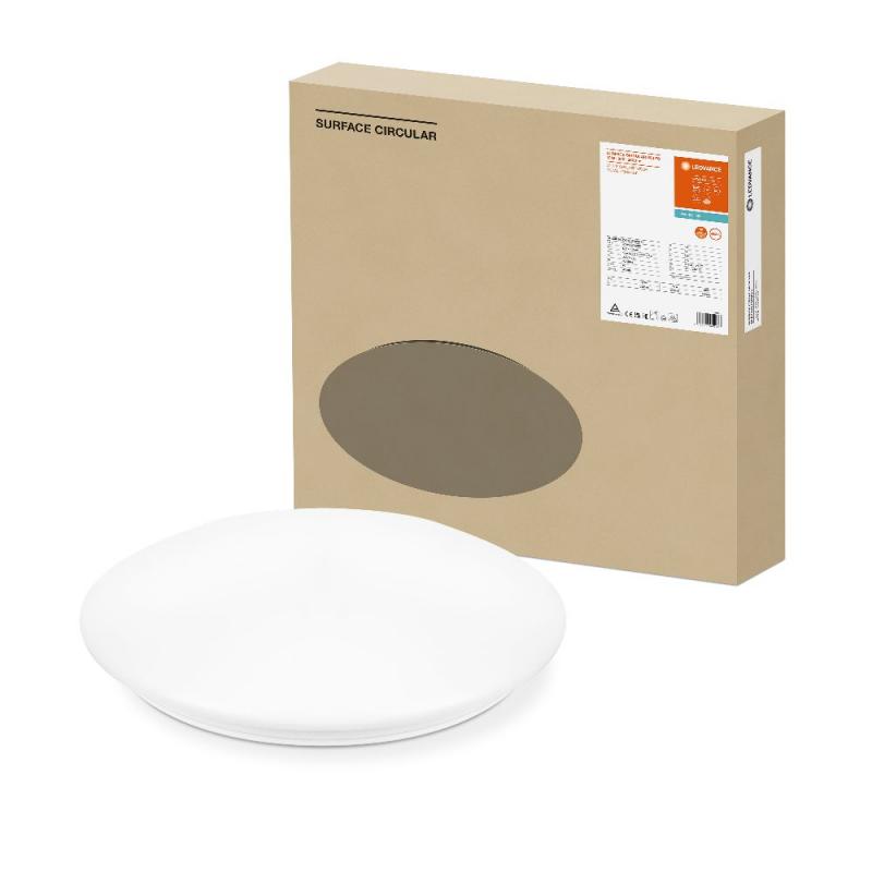 LEDVANCE Surface Circular LED 500 Decken-/Wandleuchte IP44 42W 4000K neutralweiß Lichtstärke einstellbar